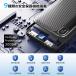 ���o�C���o�b�e���[ 22000mAh ��e�� ���^ �y�� 2.4A�}���[�d 3�䓯���[�d �g�я[�d�� LED�c�ʕ\�� �g�уo�b�e���[ PSE�F�� SHRATCH �ЊQ ��d�΍� �֘A�摜3