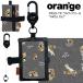  orange чехол для пропуска чай ke- катушка имеется рука наматывать akita собака Oran'ge Pass-Case TK Akita Inu длина катушка место хранения карман есть билет держатель IC