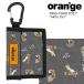  orange чехол для пропуска ширина kalabina имеется ширина модель akita собака Oran'ge Pass-Case YOKO Akita Inu ширина kalabina место хранения карман есть 