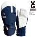  объем панель перчатка рукавица King кожа type .. новый товар 20-21 VOLUME Gloves GORE-TEX ThreeKing LEATHER NS Navy-White Leather Gore-Tex сноуборд 