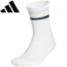 [2026 осень-зима новый цвет ] adidas Golf Adidas Golf стандартный товар половина Crew длина s Lee полоса s носки 2026 новый товар [ BY630 ]