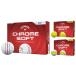 Callaway Callaway Япония стандартный товар CHROME SOFT Хромированный soft мяч для гольфа 1 дюжина (12 штук ) 2026 новый товар 