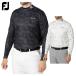  foot Joy FOOTJOY одежда для гольфа мужской длинный рукав mok шея рубашка . пот скорость .[ FJ-F24-S03 ] осень-зима одежда [ наш магазин наличие товар ]