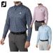  foot Joy FOOTJOY одежда для гольфа мужской длинный рукав кнопка down рубашка . пот скорость .UV уход стрейч антибактериальный дезодорация [ FJ-F24-S10 ] осень-зима одежда [ наш магазин наличие товар ]