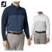  foot Joy FOOTJOY одежда для гольфа мужской рубашка с длинным рукавом . пот скорость .UV уход стрейч антибактериальный дезодорация [ FJ-F24-S16 ] осень-зима одежда [ наш магазин наличие товар ]