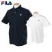  filler Golf FILA GOLF одежда для гольфа мужской рубашка с коротким рукавом UV cut . пот скорость . контакт охлаждающий [ 746631 ] 2026 весна лето модель [ наш магазин наличие товар ]