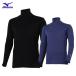  Mizuno MIZUNO одежда для гольфа мужской внутренний рубашка Vaio next breath Thermo шерсть с высоким воротником длинный рукав [ E2MJC501 ] 2025 осень-зима модель [ наш магазин наличие товар ]