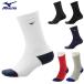 MIZUNO Mizuno стандартный товар breath Thermo Fit well Golf носки средний длина ( постоянный длина ) [ 52JX0501 ]