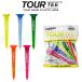 TOUR TEE Tour чай стандартный товар LARGE NEONS Large neon Golf чай [ 5 шт. комплект ( длинный 80mm×5) ]