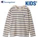  Champion окантовка длинный рукав футболка long T длинный рукав Basic Junior Kids CK-C401-034 почтовая доставка бесплатная доставка 