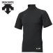  Descente DESCENTE бейсбол с высоким воротником короткий рукав нижняя рубашка Junior JSTD-720B-BLK почтовая доставка бесплатная доставка 