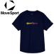  Descente DESCENTE MOVESPORT Move спорт короткий рукав p Ractis рубашка SV6SHT00U-NV00 мужской женский почтовая доставка бесплатная доставка 