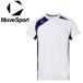  Descente DESCENTE MOVESPORT Move спорт короткий рукав bare- рубашка SV6SHT02U-WHNV мужской женский почтовая доставка бесплатная доставка 
