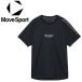  Descente DESCENTE MOVESPORT Move спорт короткий рукав p Ractis рубашка SV6SHT08U-BK00 мужской женский почтовая доставка бесплатная доставка 