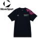  Descente DESCENTE MOVESPORT Move спорт короткий рукав p Ractis рубашка SV6SHT11U-NVPK мужской женский почтовая доставка бесплатная доставка 