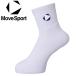  Descente DESCENTE MOVESPORT Move спорт носки SV6SSO03U-WHNV мужской женский почтовая доставка бесплатная доставка 