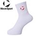  Descente DESCENTE MOVESPORT Move спорт носки SV6SSO03U-WHRD мужской женский почтовая доставка бесплатная доставка 