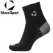  Descente DESCENTE MOVESPORT Move спорт носки SV6SSO06U-BK00 мужской женский почтовая доставка бесплатная доставка 