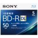 SONY �\�j�[ BD-R DL 50GB 4�{�� 5�� 5BNR2VJPS4