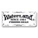  вода Land Logo рыбалка механизм стикер номерная табличка белый / черный 1 листов ввод 058072 ширина 320mm× длина 145mm