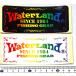  вода Land Logo рыбалка механизм стикер S W Rainbow +B Rainbow 2 листов ввод 069719 ширина 123mm× длина 54mm