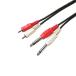  аудио линия кабель ( стандарт штекер ×2-RCA вилка сетевого шнура ×2) 3m C-054/C054