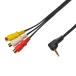 [1.5m][R1]3.5mm 4 высшее Mini штекер -RCA( красный * белый * желтый ) женский кабель [CTIA стандарт ]C-069-1.5m/C0691.5m
