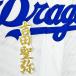 * бесплатная доставка * Chunichi Dragons Yoshida .. имя 2 белый ткань отвечающий . вышивка нашивка форма 