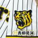  Hanshin Tigers синий ... имя 4 отвечающий . вышивка нашивка форма 