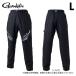 [ obtained commodity ] Gamakatsu GM3740 L| black (BLACK WORKS) stretch fishing pants ( fishing wear |2024 year of model ) /Gamakatsu /(c)