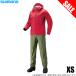 [ Medama товар ] Shimano (RA-024S Phoenix красный XS) DS Explorer костюм ( непромокаемая одежда ) непромокаемый костюм / верх и низ в комплекте /. перо /(5) [Σ02]
