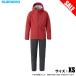 [ Medama товар ] Shimano RA-005V (XS| красный ) Basic рыбалка непромокаемый костюм ( рыбалка одежда ) верх и низ в комплекте / выставить / непромокаемая одежда /(5) [Σ02]