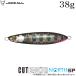 (5) Jackal cut ba car North special 38g # illusion . black ( jig spoon ) metal jig / spoon / salt lure 