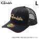 [ obtained commodity ] Gamakatsu GM9104 ( black × Gold |L) half mesh cap ( box Logo ) ( hat * cap |2023 year spring summer model ) /(c)