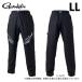 [ obtained commodity ] Gamakatsu GM3740 LL| black (BLACK WORKS) stretch fishing pants ( fishing wear |2024 year of model ) /Gamakatsu /(c)