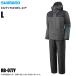  Shimano RB-077Y ( Shimano черный L) Basic высокий loft непромокаемый костюм 01 ( зимний костюм ) 2025 год осень-зима модель верх и низ в комплекте / непромокаемая одежда /(5) [Σ02]