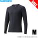 [ Medama товар ] Shimano солнечный protection внутренний рубашка IN-006V черный M ( Rush Guard ) /(5) [Σ01]