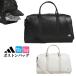  Adidas Golf MGV95 искусственная кожа metal Logo сумка "Boston bag" [ обувь in с карманом ]
