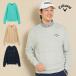 Callaway Golf одежда C24118100 Mini b-kre в клетку вырез лодочкой вязаный свитер с длинным рукавом [ja карта плетеный dry . ощущение качества ]( мужской )