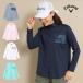  Callaway Golf одежда C24133202 полоса ja карта большой размер рубашка [. пот скорость ..,UPF15]( женский )