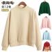  женщина толстый футболка тянуть over женский обратная сторона ворсистый длинный рукав осень-зима простой теплый одноцветный обратная сторона ворсистый накладывающийся надеты взрослый с высоким воротником модный защищающий от холода меры 