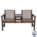  bench стул наружный для сад bench .. соус . средний стол имеется 2 уровень боковой стол . зонт дыра имеется для из дерева bench сумка . балкон для стол . стул se
