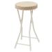  восток . складной высокий табурет PC-34BE бежевый складной стул модный стул табурет высокий складной стул круг стул счетчик стул Северная Европа 