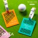  Golf именная табличка высококлассный металл название . Gold название inserting частота именная бирка нержавеющая сталь изготовление путешествие Рождество MARCAM(nametag04)