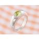 p Limo детское кольцо K10 белое золото оливин 