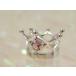  печать возможен Crown . Be кольцо K10 белое золото розовый турмалин 