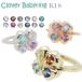  детское кольцо зодиакальный камень .4 шт можно выбрать 4 лист. clover K18/ печать бесплатный / подвеска с цепью / аксессуары / рождение память / рождение праздник ./ празднование рождения 