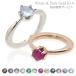  baby ring stamp K10 10 gold white gold moreover, pink gold birthstone selection Wish/ Wish birth memory birth memory pendant top 