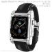  Apple watch 4&amp;5 for Novel for AppleWatch4&amp;5 for surgical stainless steel 316L case black urethane band Series4&amp;5 44mm exclusive use FA-W-026