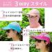 3WAY�T���L���b�v �t�F�C�X�J�o�[�t���X�q ���悯�X�q �}�X�N�t���X�q �����j���O�p �X�q �S���t ���f�B�[�X UV�J�b�g ������ ���Ă��h�~ ���O���J�b�g �֘A�摜5